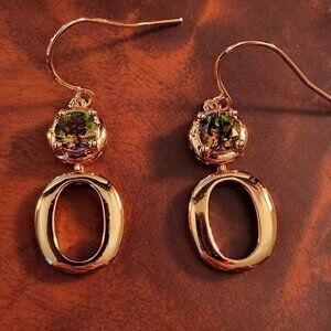 JTV Timna Collection Quartz Copper Dangle Earrings